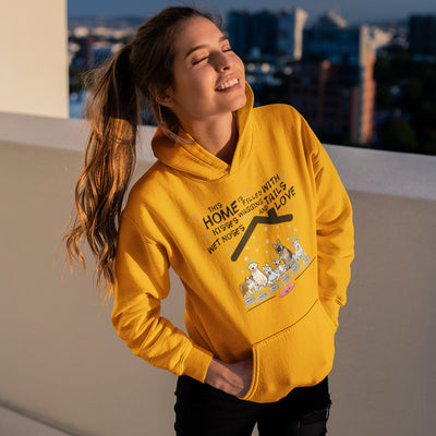 This Home Is Filled With Wagging Tails And Love... Hoodie For Dog Lovers