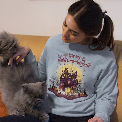 Halloween Themed Customized Sweatshirt For Dog Lovers