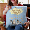 When I Needed A Hand Personalized Pillow Cover For Dog Lovers