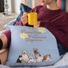 I'M A Pawsitive And Pawsome Mom Pillow Cover