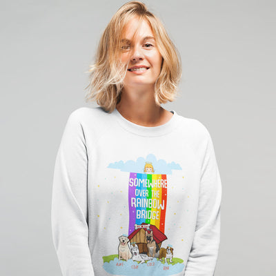 Rainbow Themed Sweatshirt For Dog Lovers