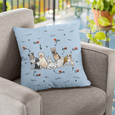 Arrow Dog Lover Dog Lovers Pillow Cover