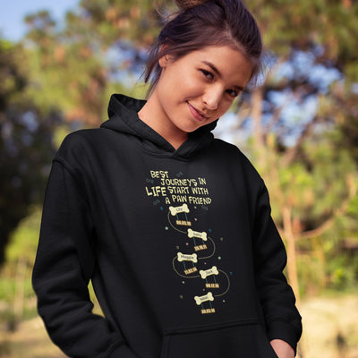 Best Jounery In Life... Customized Dog Lover Hoodie