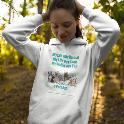 My Life Was Normal Hoodie For Pet Lovers