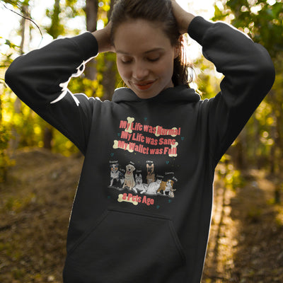 My Life Was Normal Hoodie For Pet Lovers