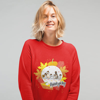 Customized Thanksgiving Themed Sweatshirt For Dog Lovers