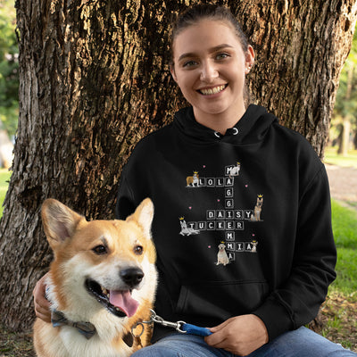 Scrabble Designed Hoodie For Pet Lovers