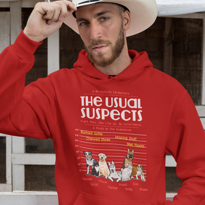 The Usual Suspect - Personalized Hoodie For Dog Lovers