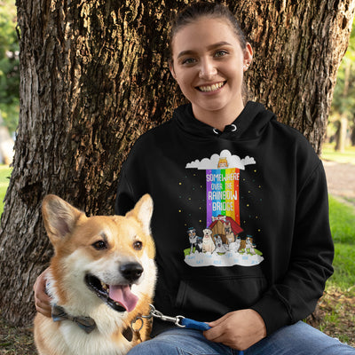 Rainbow Themed Hoodie For Dog Lovers