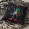 I BAU, BARK & WOOF Customized Dog Lovers Pillow Cover