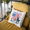 American Love Customized Dog Lover Pillow Cover