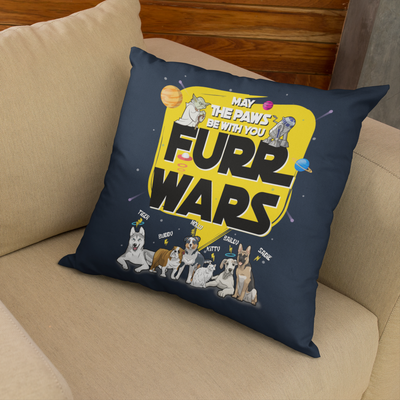 Furr War Customized Pillow Cover For Dog Lovers